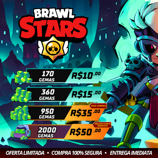 Gemas Brawl Stars - Envio por ID